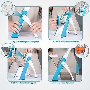 Adjustable Vegetable Cutter & Kitchen Chopper Mandoline