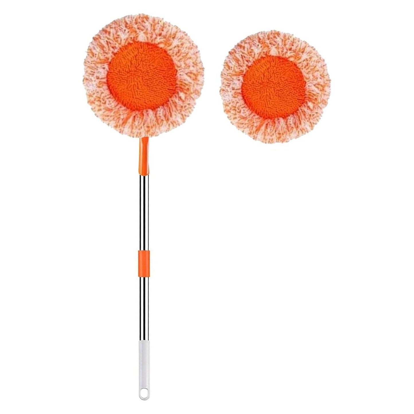 360° Rotating Microfiber Mop | Extendable Handle Telescopic Floor Cleaning Mop | Sunflower Round Mop For Home, Office And Car Screen