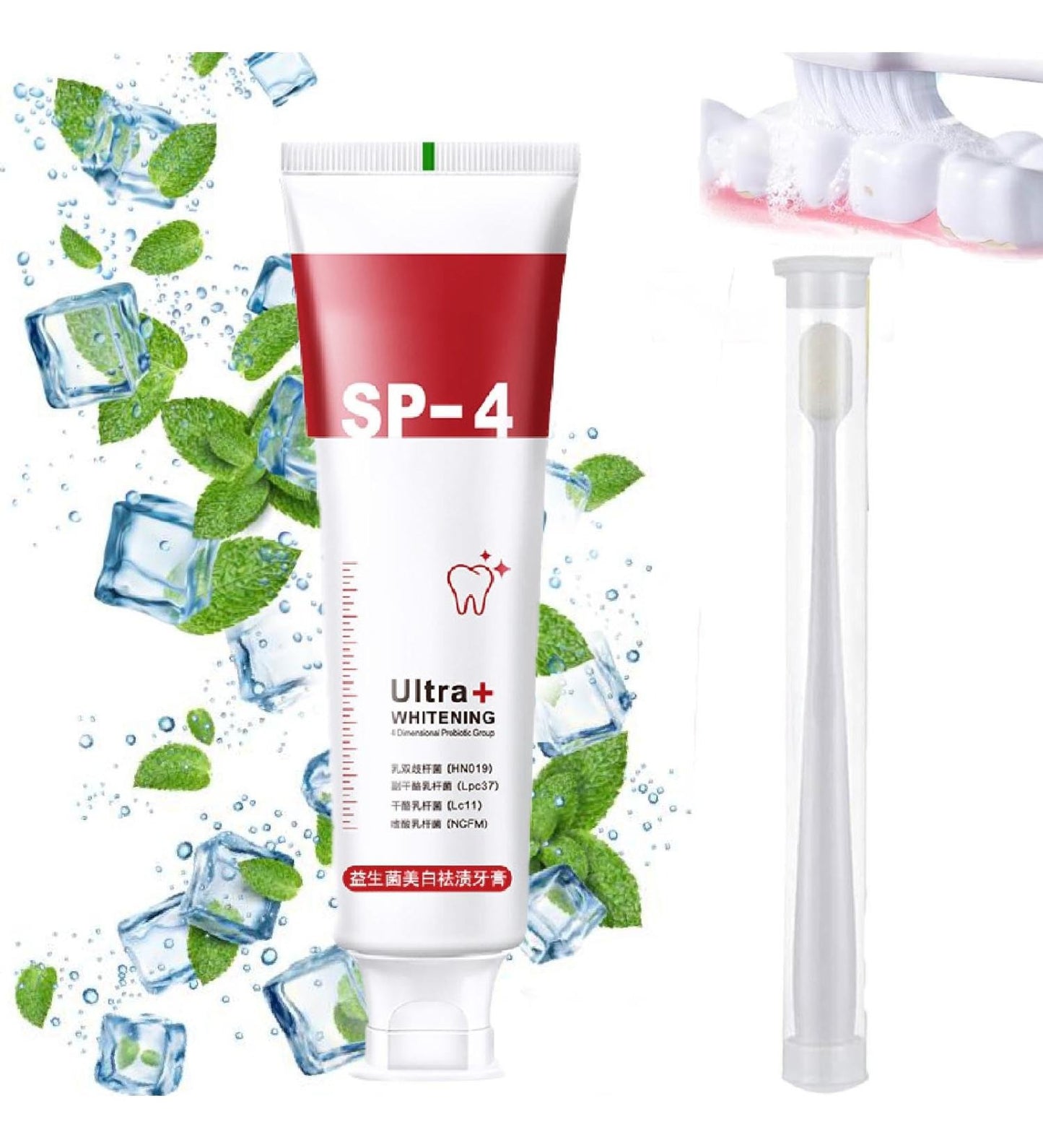Yayashi SP 4 Ultra Whitening Toothpaste – Strong Stain Removal & Fresh Breath Daily Oral Care (120g)