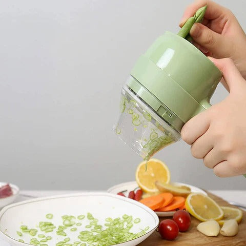 Rechargeable Electric Vegetable Cutter | Quick & Easy Kitchen Tool